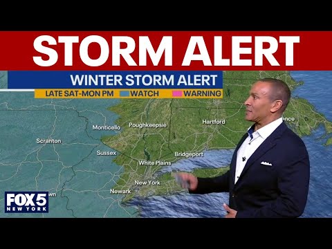 Winter storm alert for NYC-area