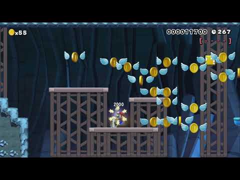 4-3:Wild Valley Monty Mole Mines by Myuu - Super Mario Maker - No Commentary 1bk