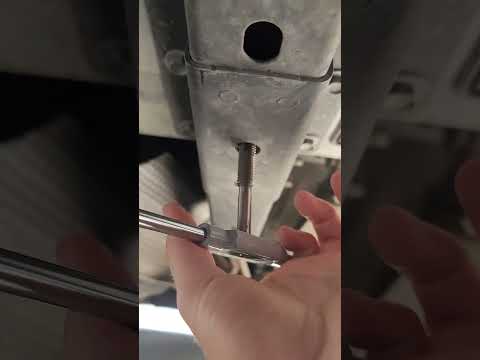 Installing trailer hitch on our Ford Transit 150 XLT #vanlife