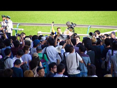 2017.05.21オークス優駿牝馬(G1)ルメール勝利ジョッキーインタビュー＠東京競馬場