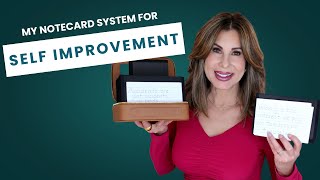 My Guide to Using Note Cards for Self-Improvement