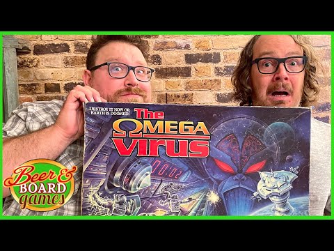 Electronic 90s Game OMEGA VIRUS | Beer and Board Games