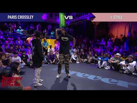 Paris Crossley vs J. Style TOP 24 Popping Forever | Summer Dance Forever 2023