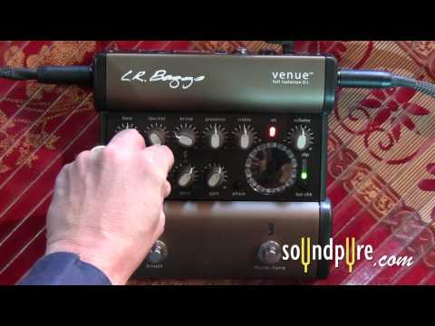LR Baggs Venue DI Acoustic Guitar Preamp- Controls Overview and Demonstration