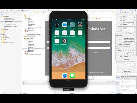 Firebase with iOS 11, Swift 4, and Xcode 9: Setting up the Sign In and Sign Up views
