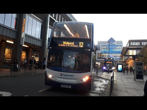 (Front view) 19673/NK60 DNU-Stagecoach Newcastle-Dennis Trident 2/ADL Enviro 400