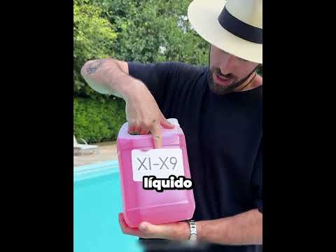 El secreto del agua roja en las piscinas! 😱 #shorts