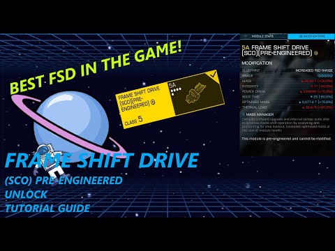 Frame Shift Drive (SCO) Pre-Engineered - Unlock - Tutorial Guide - Elite Dangerous Odyssey