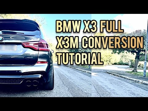 BMW X3 | FULL X3-M CONVERSION INC QUAD CERAMIC EXHAUST UPGRADE