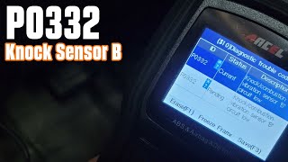 Fixing a P0332 code due to bad knock sensors
