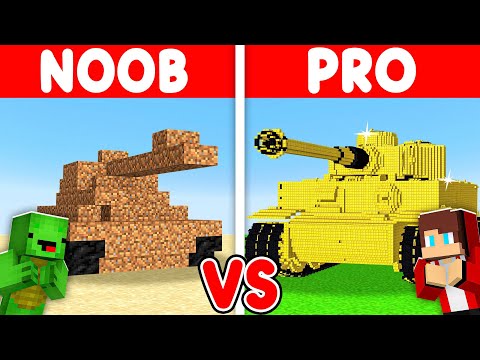 EPIC SHOWDOWN: Mikey vs JJ in Minecraft - NOOB vs PRO