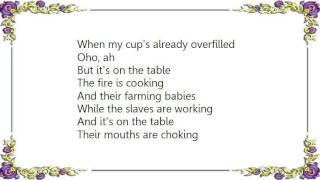 Bronson Arroyo - Hunger Strike Lyrics