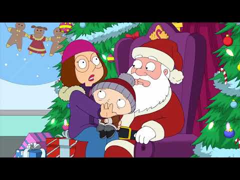 Family Guy - Meg on Santa's lap