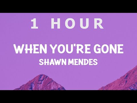 [ 1 HOUR ] Shawn Mendes - When You’re Gone (Lyrics)