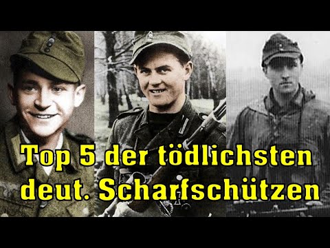 The TOP 5 deadliest German Wehrmacht snipers in World War II!