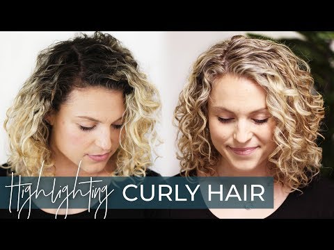 How to Highlight Curly Hair | My Favorite Blonde...
