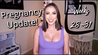 Pregnancy Update Weeks 28-31| Third Trimester| Third baby| Chanelle Angelina