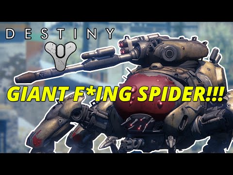 Attacked By A Giant Spider! - (Destiny Beta)