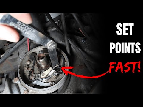 How to set Ignition points gap Quick & Easy!