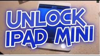 How to unlock an Ipad Mini (1,2,3,4,5 and 6) | No Jailbreak Needed