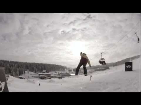 MINI Snowpark Feldberg: Pre Contest Snowboard Parkcheckout - 25.01.2013