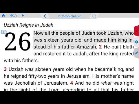 2 Chronicles 26 (Bible NKJV Translation, with Audio)