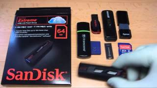 Video thumbnail for SanDisk Cruzer Extreme USB 3.0 64GB by John Doe