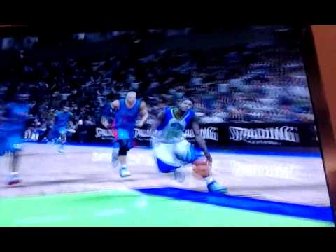 Wilkins with a fierce slam