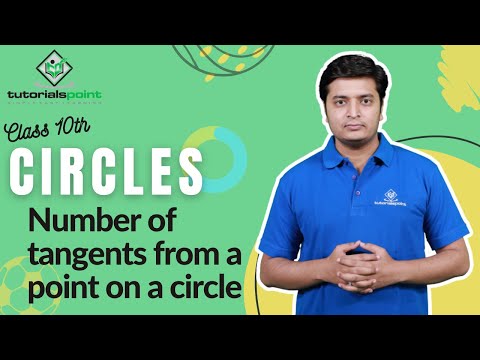 Class 10th Number of tangents from a point on a circle