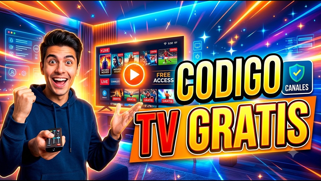 “El Nuevo CÓDIGO Secreto para Ver Canales GRATIS en Smart TV (2026)”
