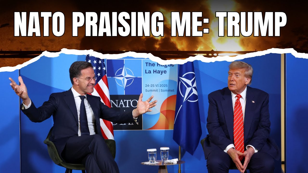 Trump at NATO Summit LIVE: Trump Shares Texts from Rutte "Praising Him" for Israel-Iran Ceasefire