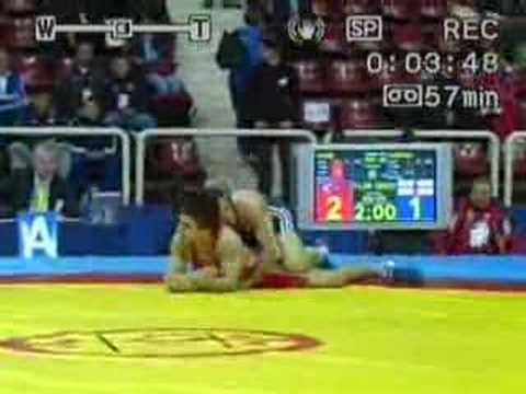 55kg European Champion  AYGUN Huseyin TUR-CHOCHUA Irakli GEO