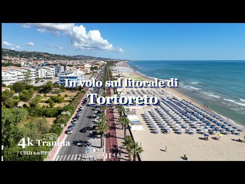 In volo sul litorale di Tortoreto 4K UHD 60 FPS - Musica di Stive Morgan - Little Angel