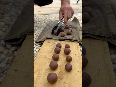 Make Your Own Giant Carp Fishing Boilies With Just Three Ingredients #fishing #carpfishing #bait