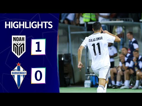 Noah 1-0 Budućnost (UEFA Champions League, 1st Qualifying Round, 1st Leg) | Highlights