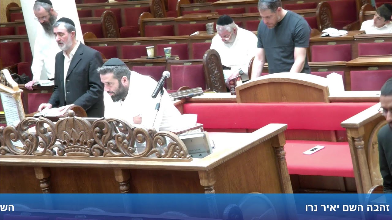 הרב אייל עמרמי - תפילת מנחה וערבית -ו' אייר תשפ"ו