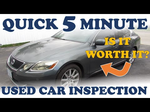 Here's How to Inspect a Used car in 5 Minutes