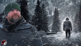 Truck Camping in Heavy Snow with Brutal Winds - ASMR Winter Camping