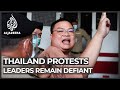 Thai Protest Leaders Remain Defiant Behind Bars