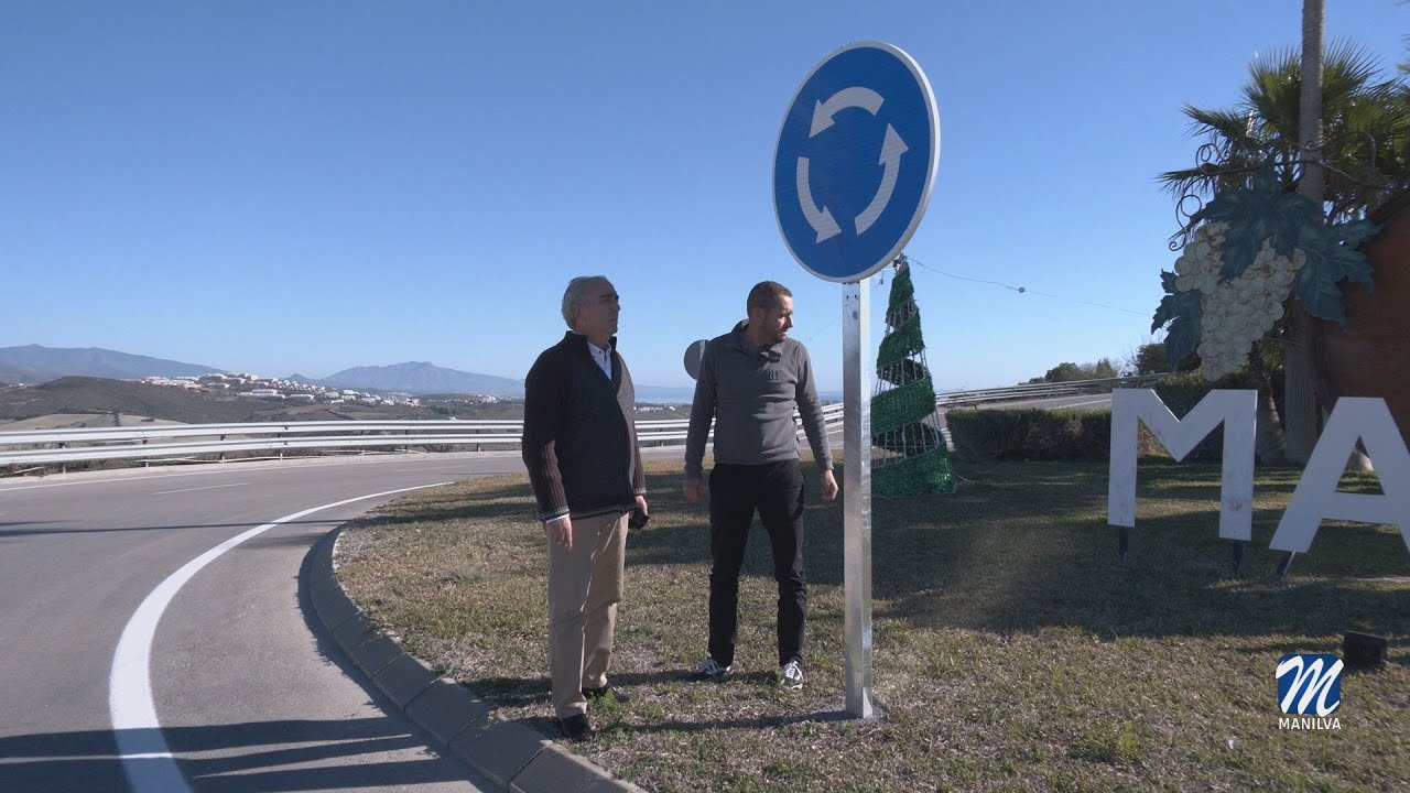 Nueva señalización para la circunvalación de Manilva