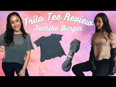 I knit a t-shirt with lace weight yarn + isager & the Trilo Tee