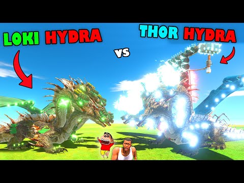 THOR HYDRA vs LOKI HYDRA in Animal Revolt Battle Simulator
