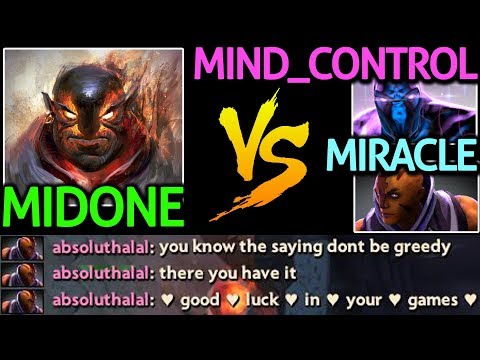 Miracle- ft Mind_ControL VS MidOne Dota 2 | LOL Game! Ranked Before Major