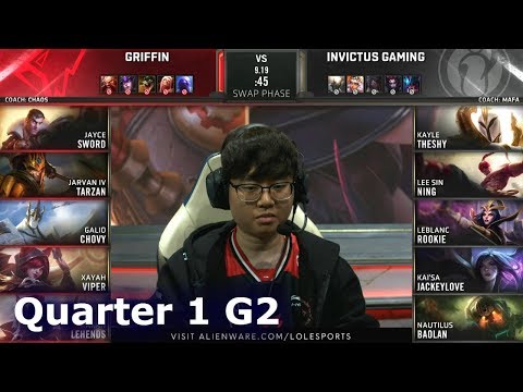 IG vs GRF - Game 2 | Quarter Finals S9 LoL Worlds 2019 | Invictus Gaming vs Griffin G2
