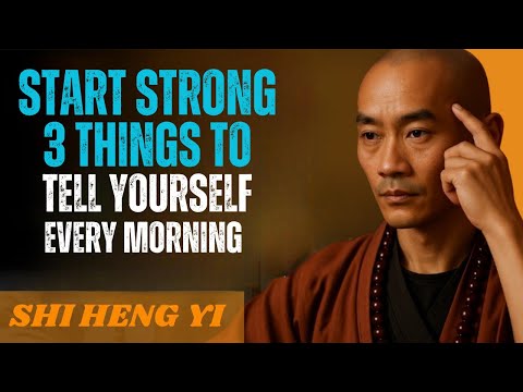 "Start Strong: 3 Things to Tell Yourself Every Morning"– Shi Heng Yi