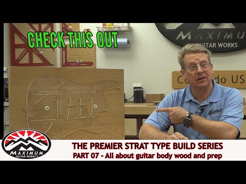 Strat Build 2022 - Part 07 - All about Guitar Body Wood and Prep