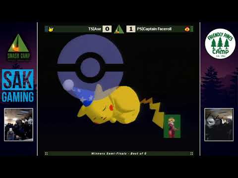 Smash Camp 2019 Winners Semi-Finals - TS|Axe (Pikachu) vs PS|Captain Faceroll (Sheik)