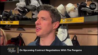 Sidney Crosby Discusses Contract Situation With Penguins