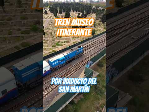 TREN MUSEO por el VIADUCTO! #train #railway #shorts #viralshorts #ferrocarrilsanmartin
