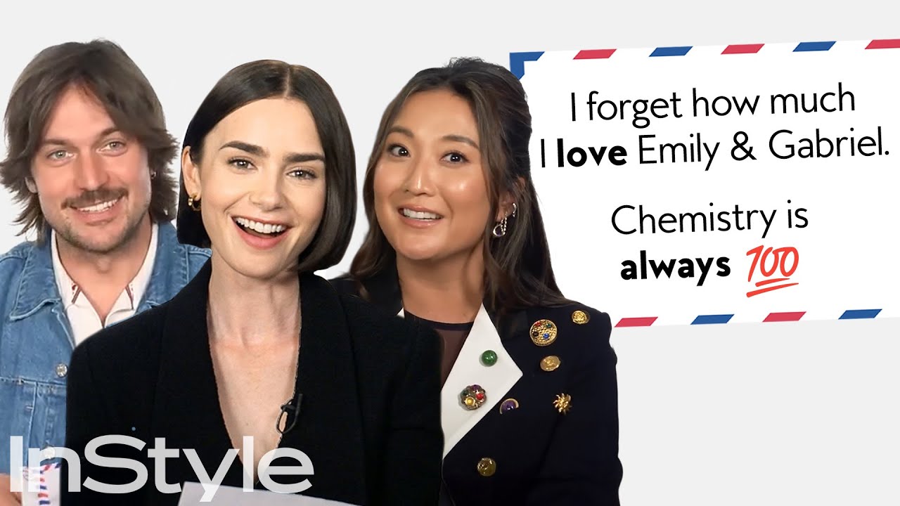 'Emily in Paris' Cast Answers Fan Mail | InStyle